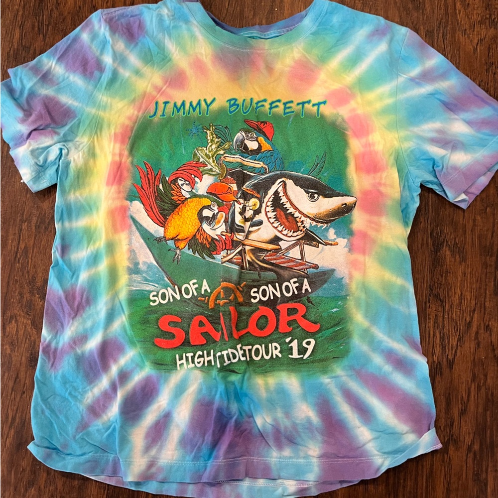 Jimmy Buffet Tie-Dye Graphic T-Shirt